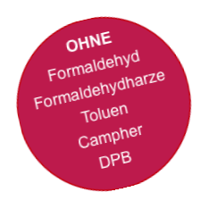 OHNEFormaldehydFormaldehydharzeToluenCampherD